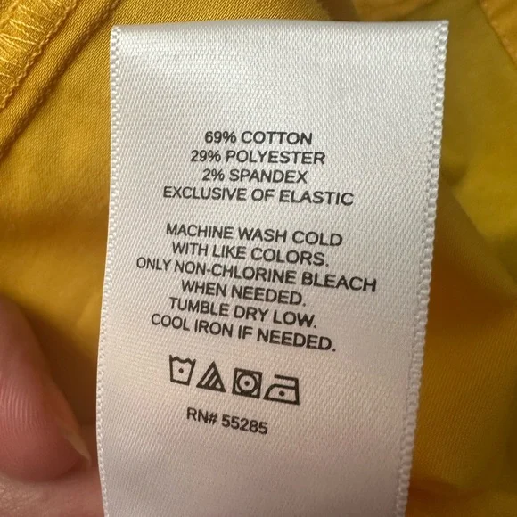 Express Yellow Ruffled Blouse - Picture 3 of 5